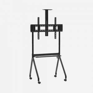 Height Adjustable Mobile TV Trolley