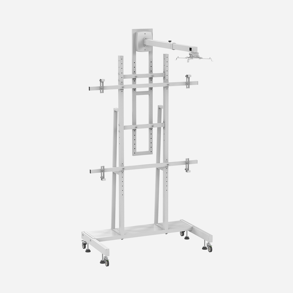 Whiteboard Stand Cart with Projector Mount