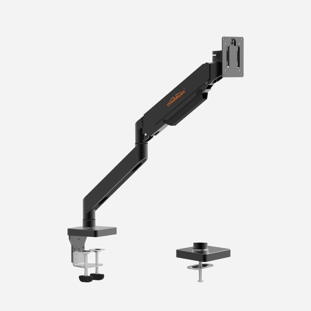 Heavy-Duty Gas Spring Single Monitor Arm