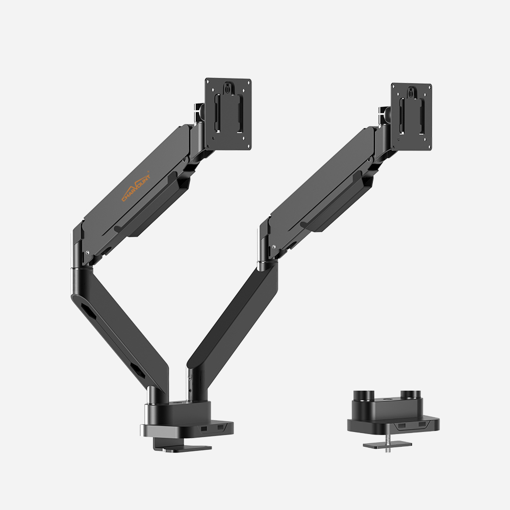 Dual 2 Screens Monitor Arms Stand Mount