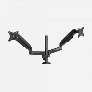 Height Adjustable Dual Monitor Arms Stand Mount