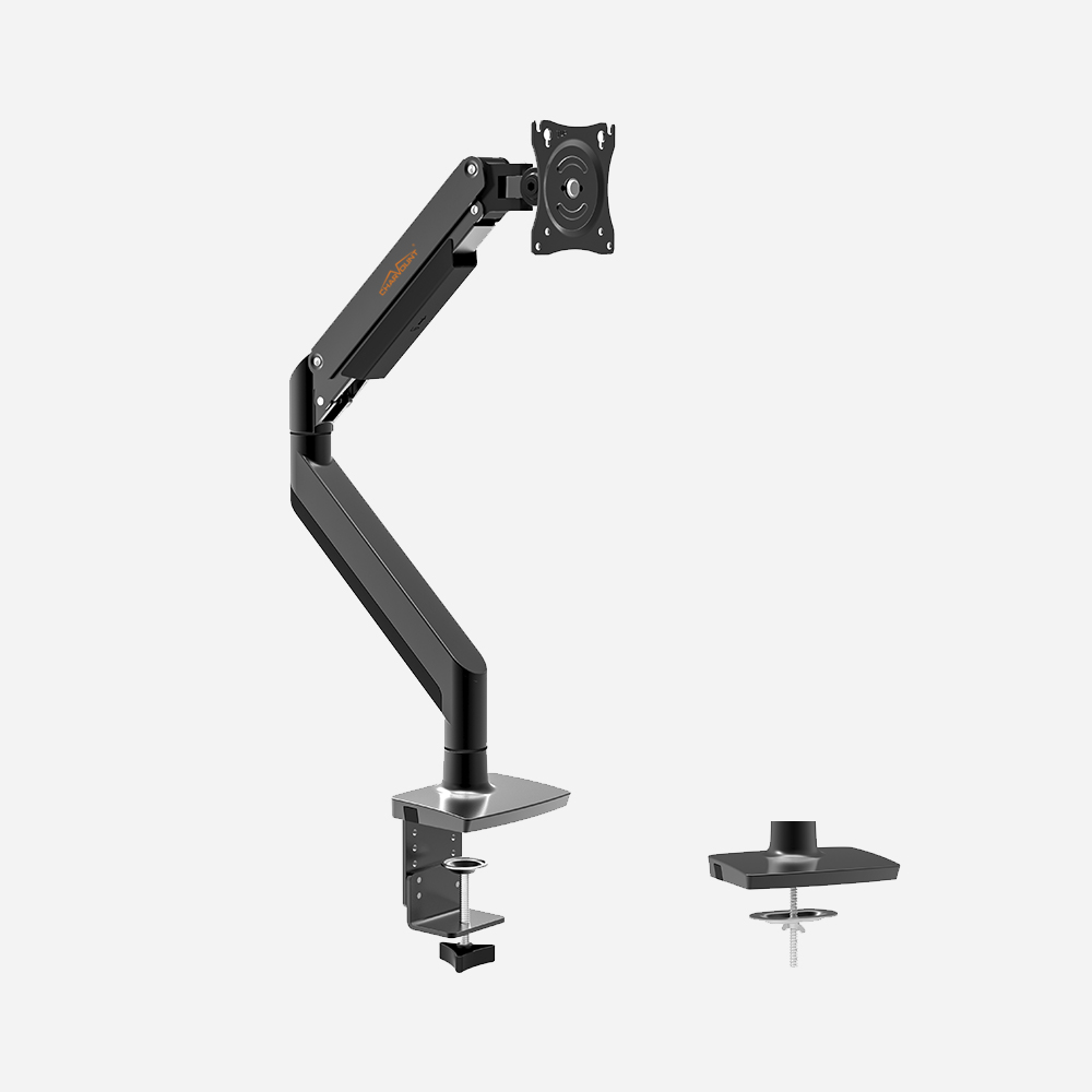 Single Monitor Arm Bracket with Superspeed USB Data Transfer