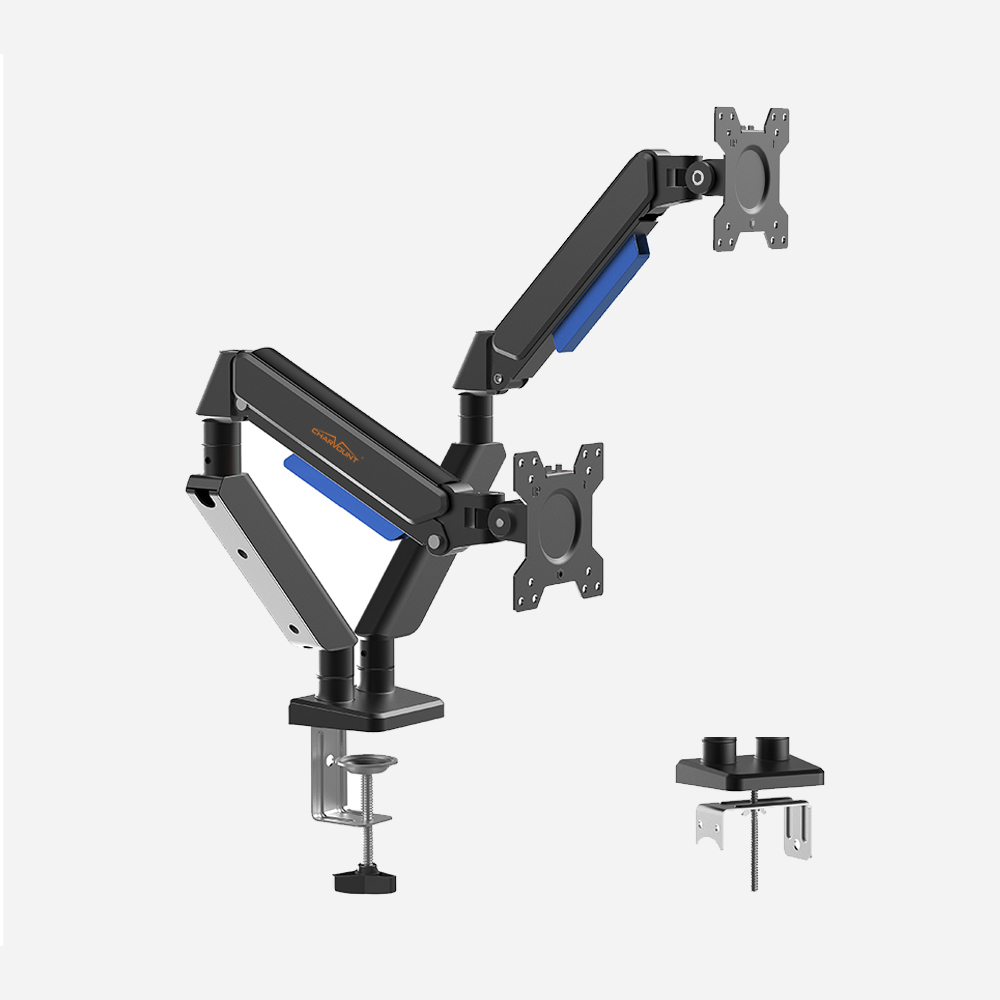 Dual Monitor Arm Mount Bracket