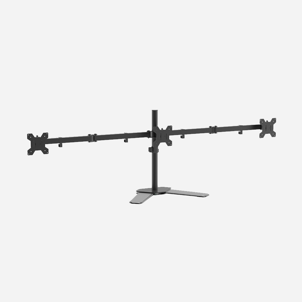 FREE STANDING TRIPLE MONITOR STAND