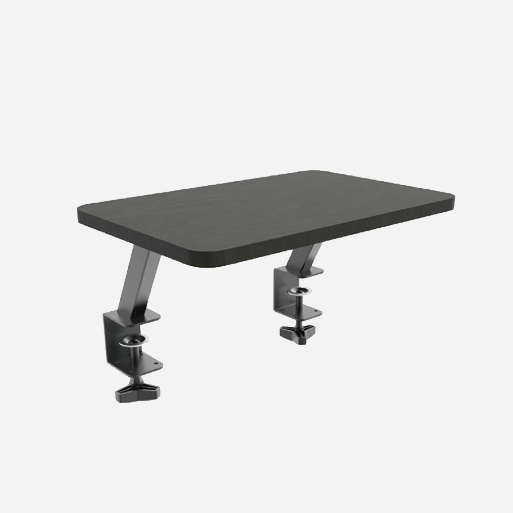 C clamp mounting monitor stand