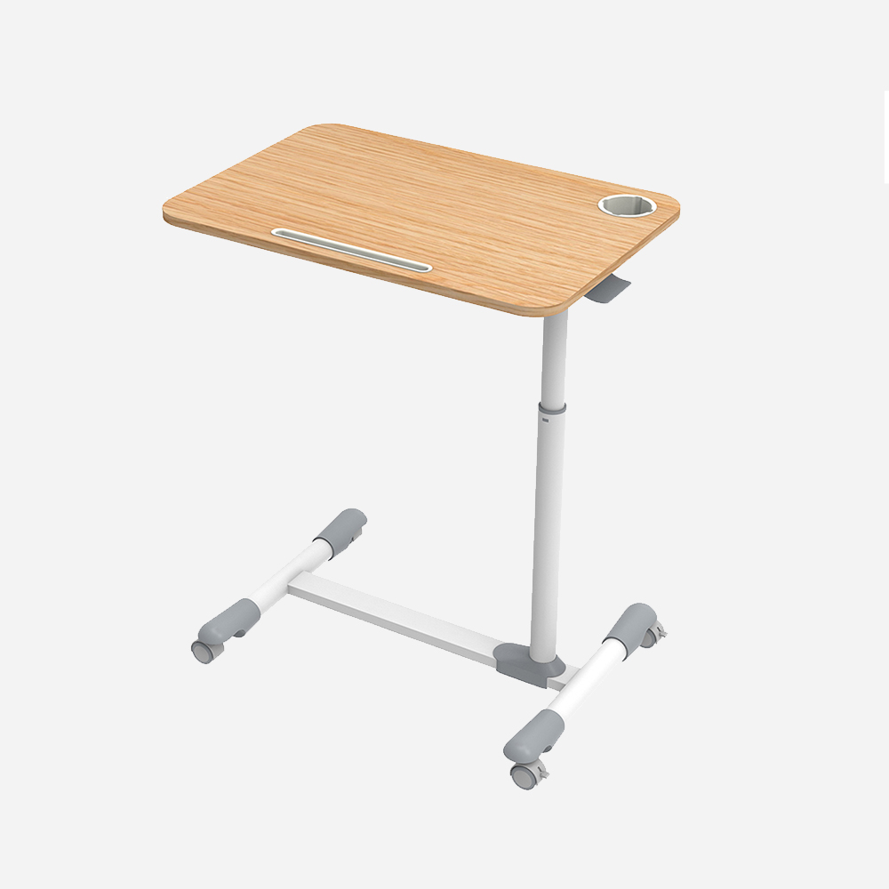 HEIGHT ADJUSTABLE MOBILE LAPTOP PORTABLE STANDING DESK ROLLING TABLE CART