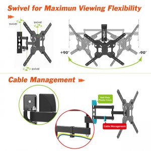 Ekonomiese 180 grade TV-montering