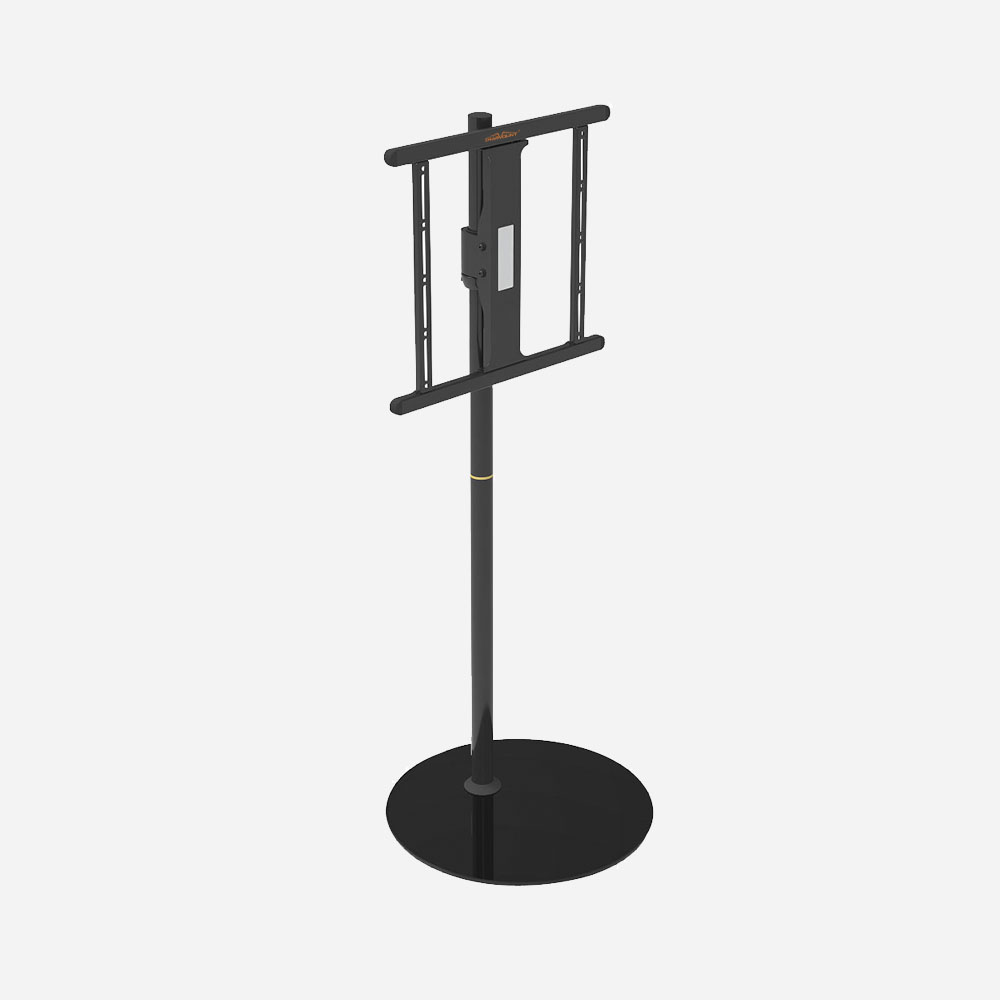 LED Lub Teeb Elegant Free Stand Niaj Hnub Nyoog TV Floor Stand