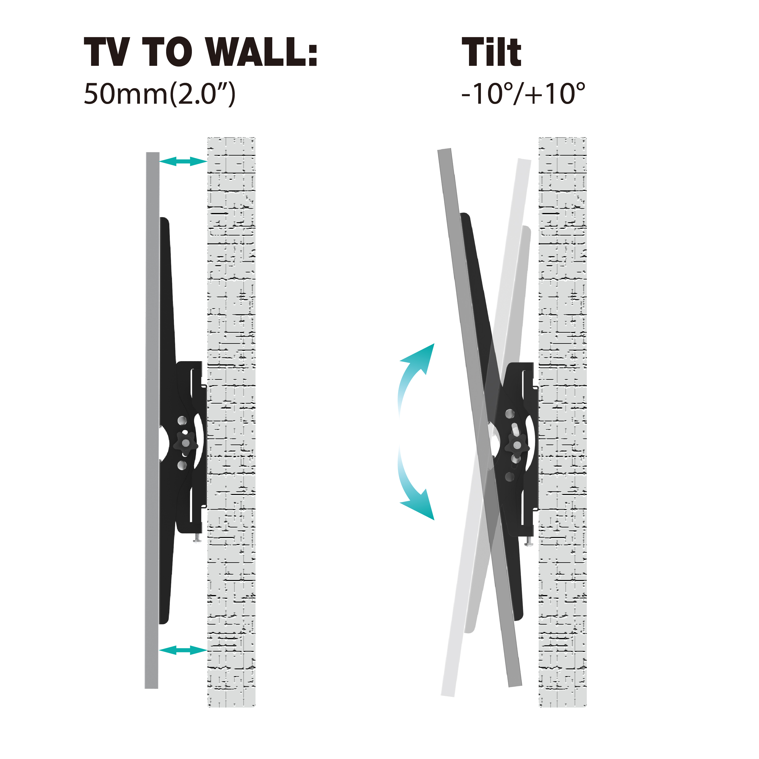 Tilt TV Mount Universal LCD TV Wall Mount