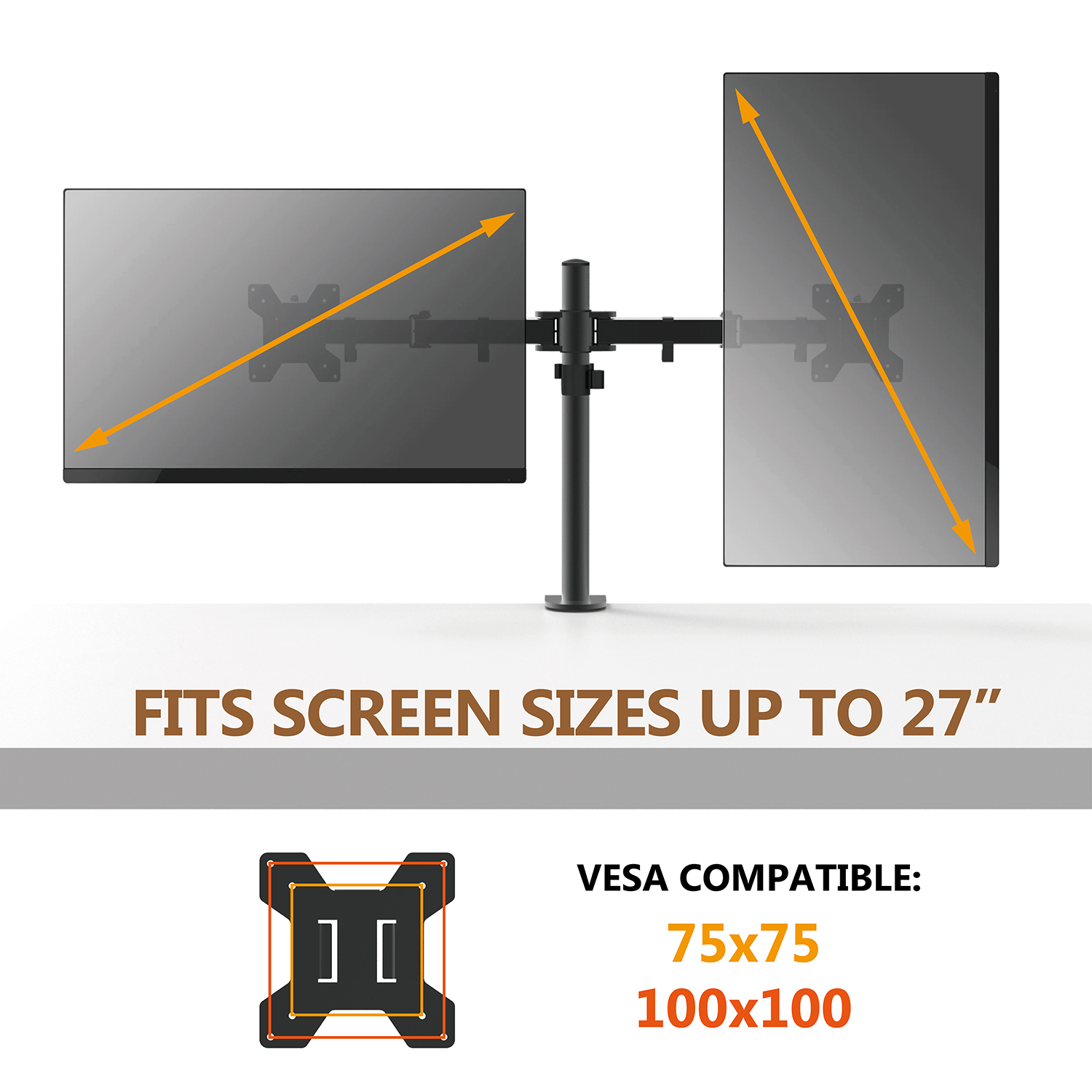 HEIGHT ADJUSTABLE MONITOR STAND