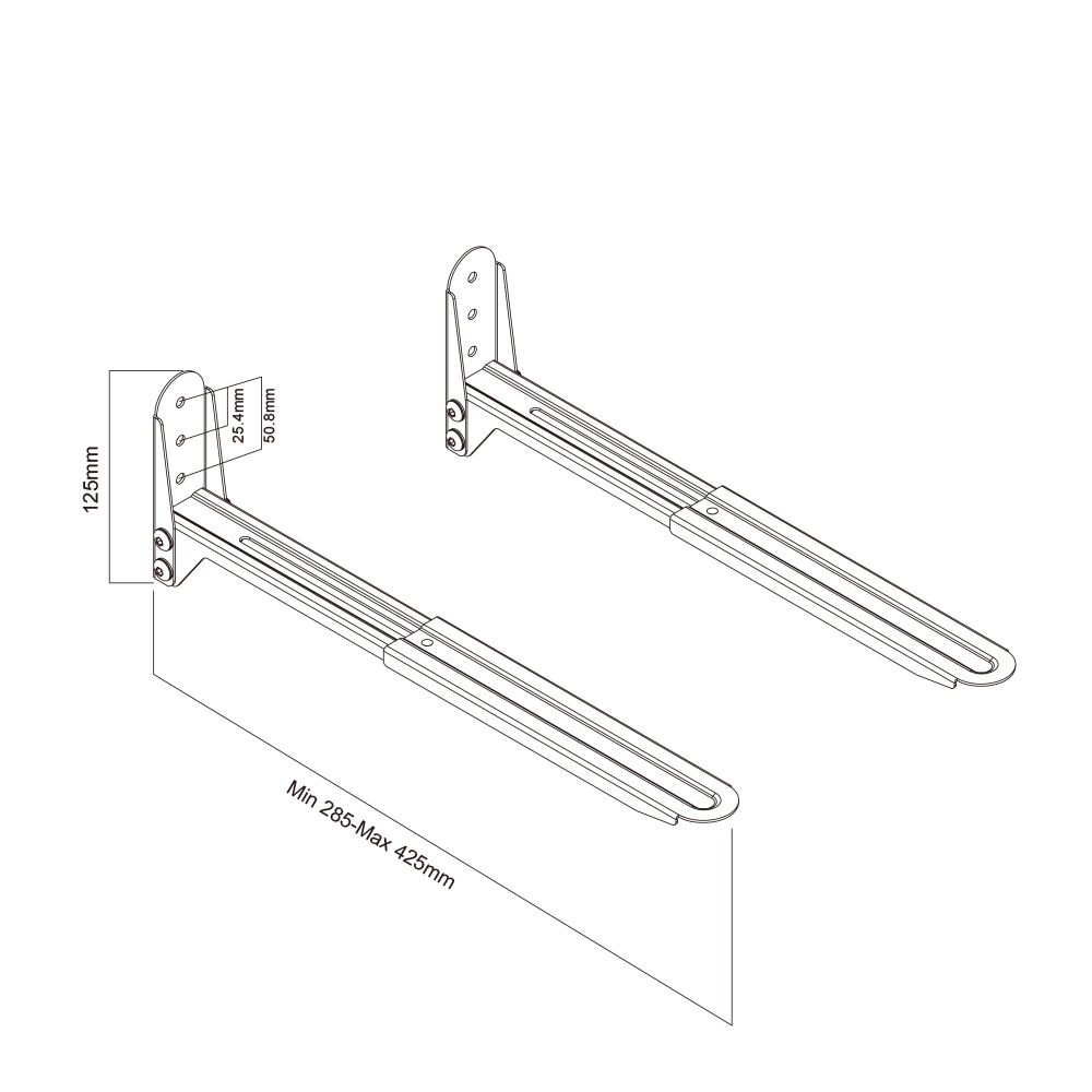 Microwave Oven Wall Mount Bracket Support Frame