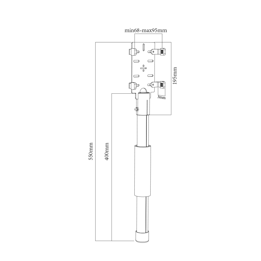 Hand Long Arm POS Machine Stand Holder