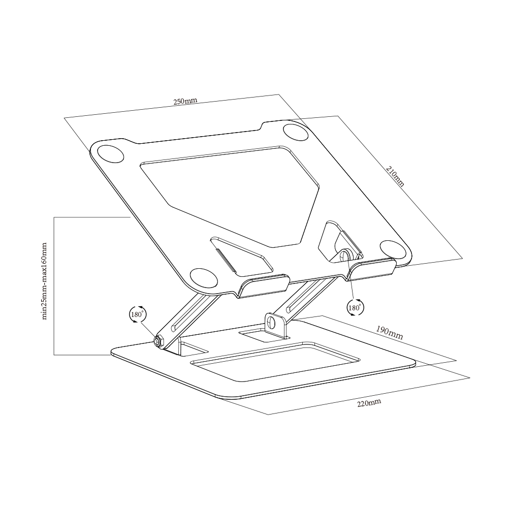 ERGONOMIC LAPTOP STAND