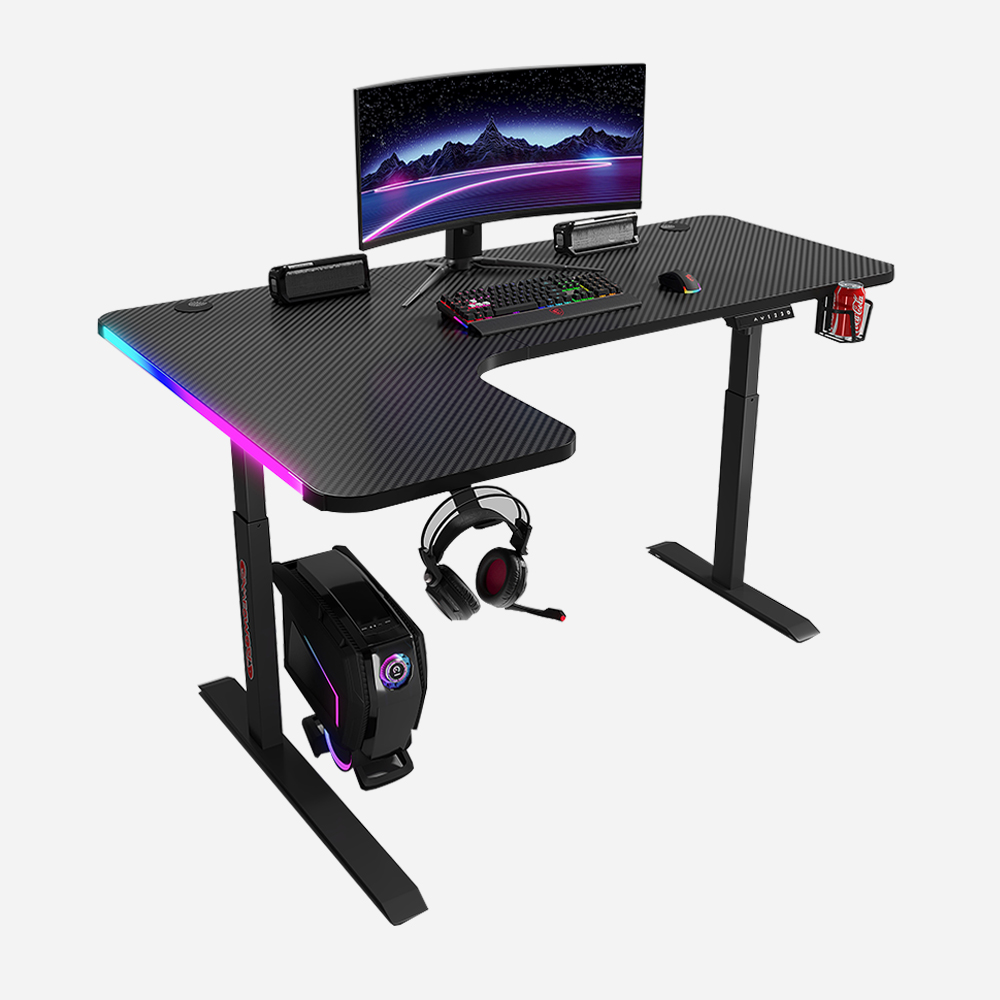 L SHAPED GAMING DESK