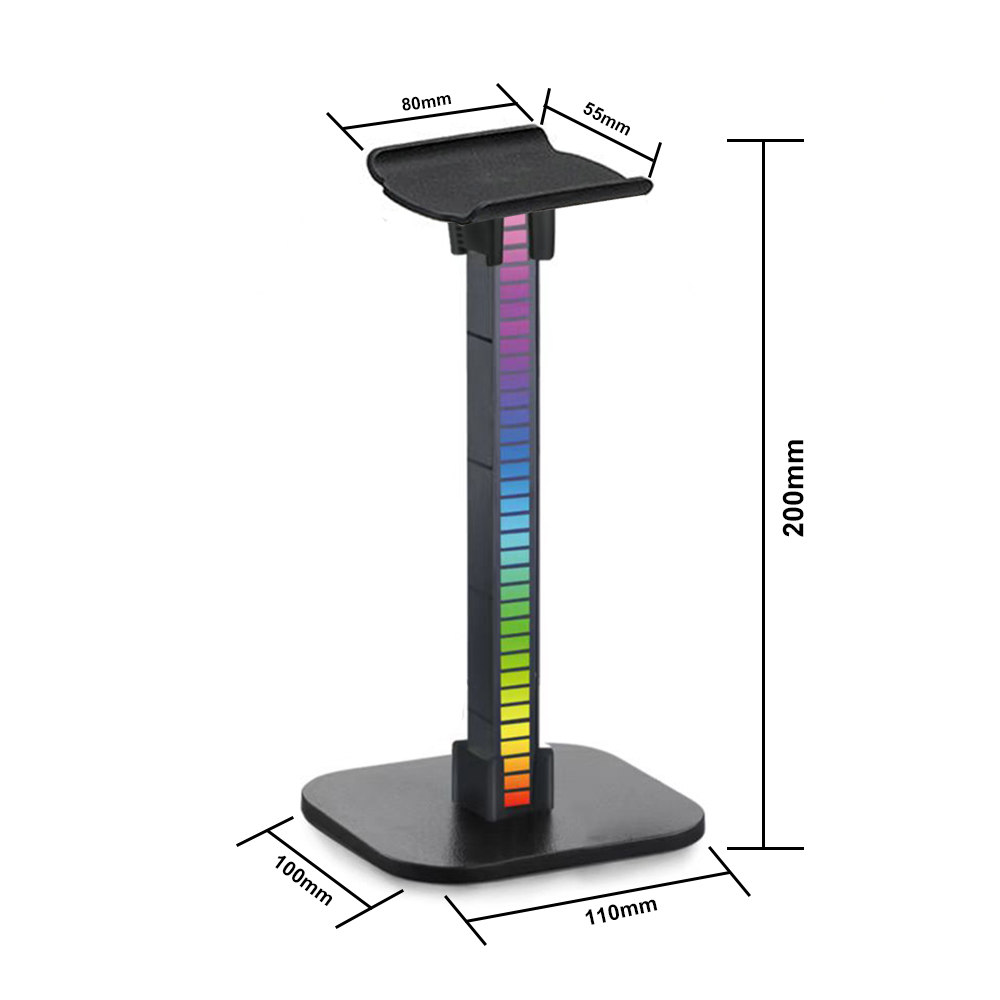 HEADPHONE HOLDER STAND WITH RGB LIGHT