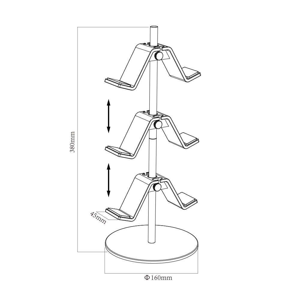 HEADPHONE CONTROLLER STAND HOLDER