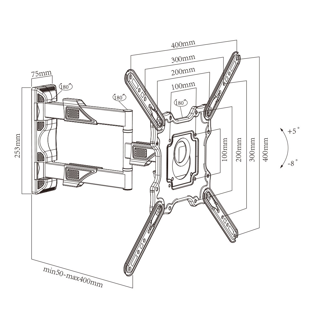 Cantilever LCD TV Wall Mount