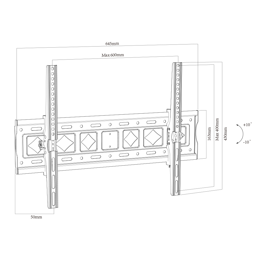 Tilt TV Mount Universal LCD TV Wall Mount