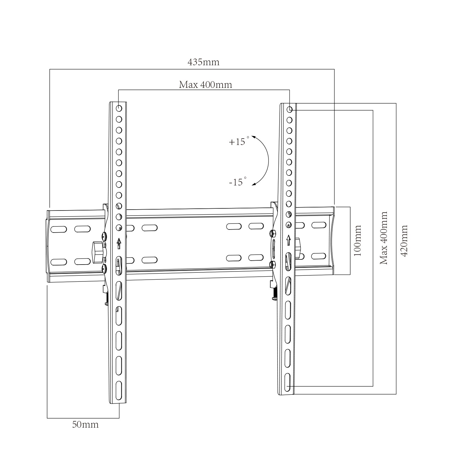 Tilting TV Wall Mount Tilt TV Bracket