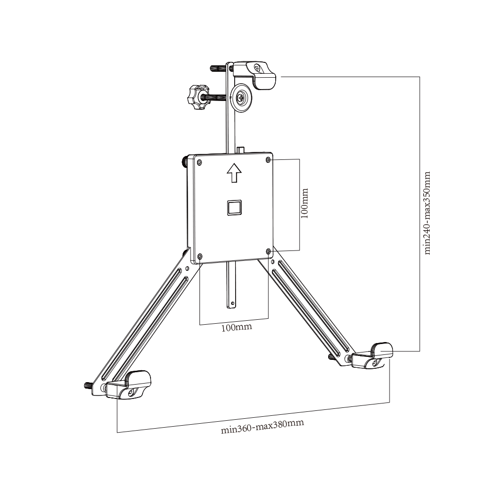 Wholesale Monitor Mounting Adapter Bracket Compatible Universal VESA Mount Adapter Kit