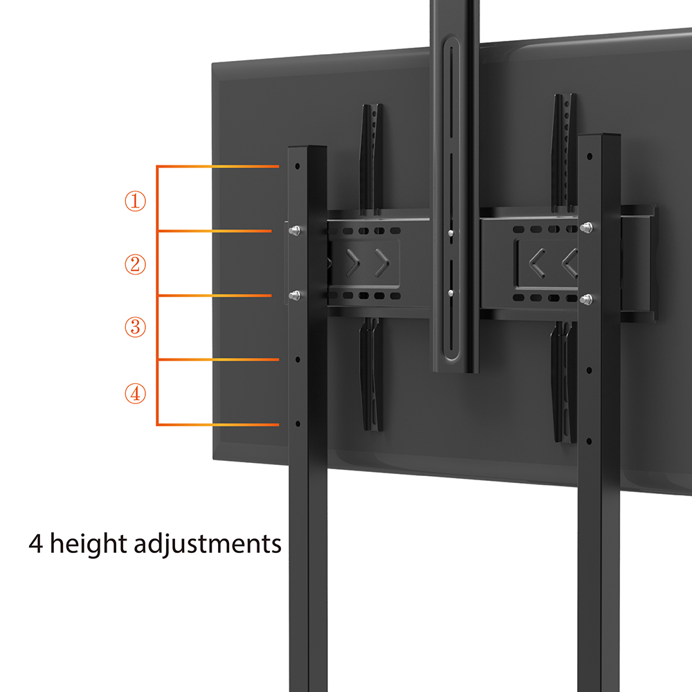 Adjustable Removeable TV Stand LED TV Cart