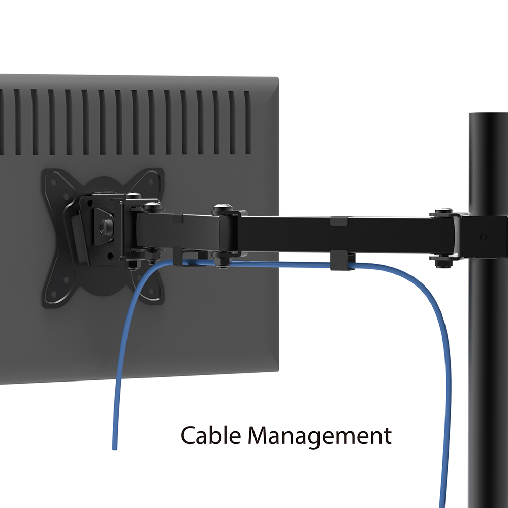 LONG ARM SINGLE MONITOR ARM STAND