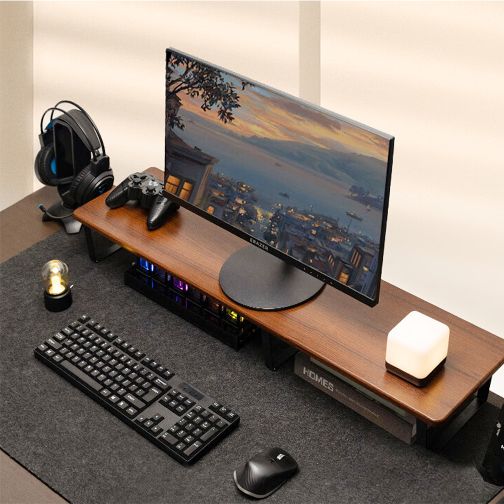 DOUBLE COMPUTER MONITOR STAND