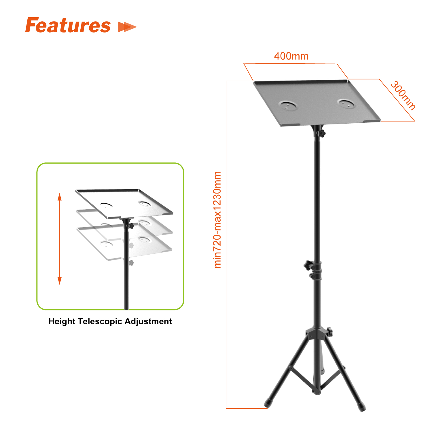 LAPTOP STAND FOR SPEECH AND MEETING