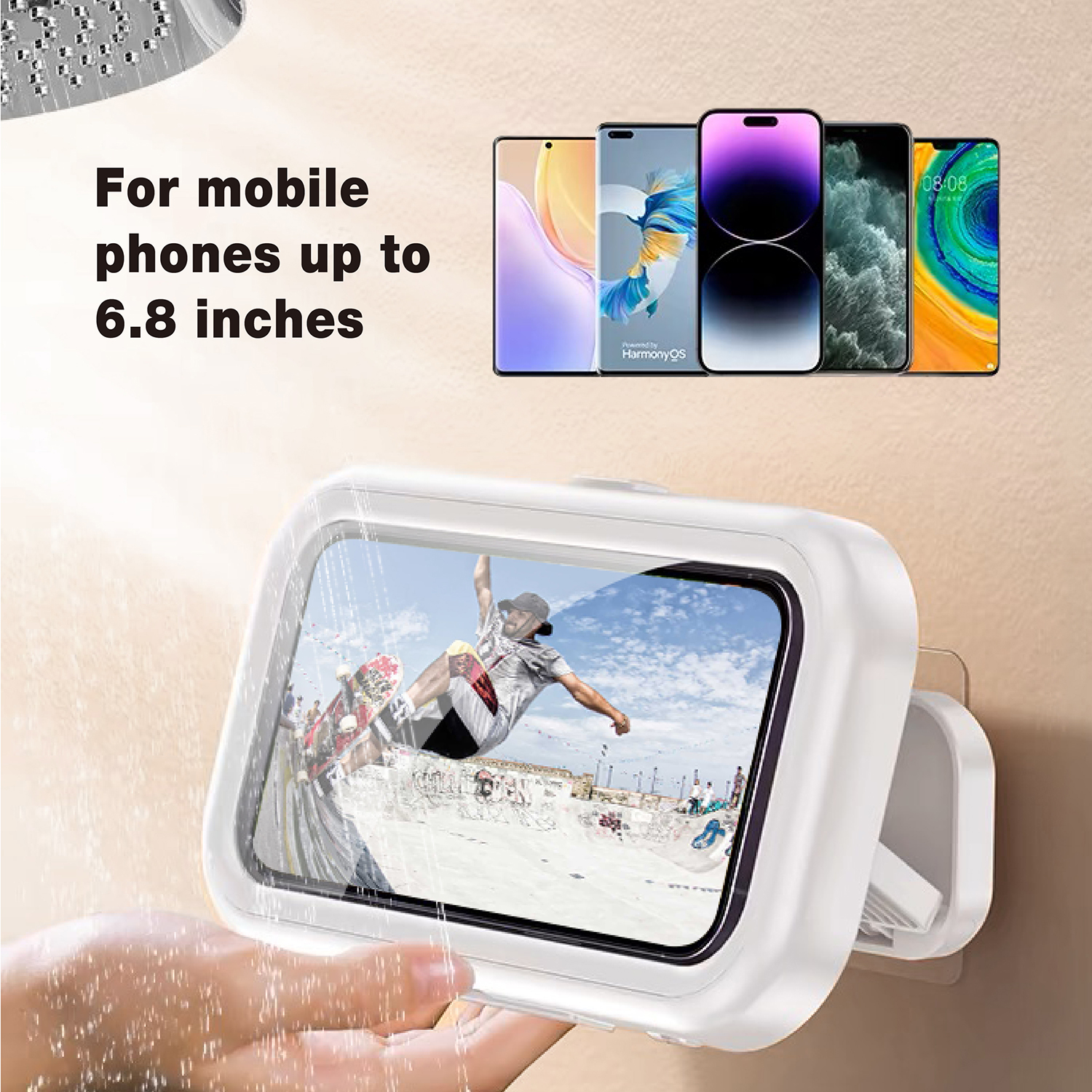 CASE HOLDER WATERPROOF MOBILE SHOWER PHONE HOLDER