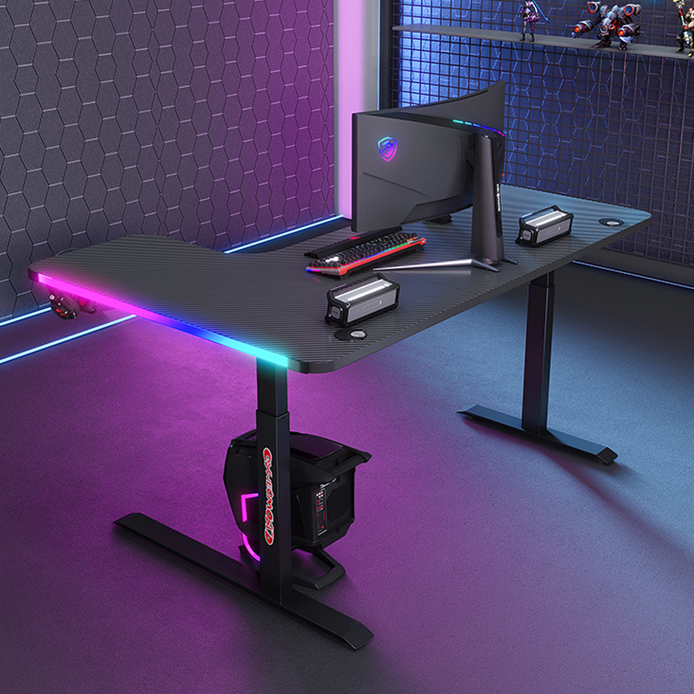 L SHAPED GAMING DESK