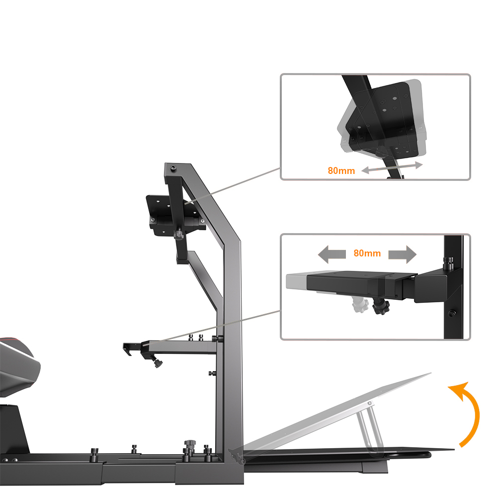 RACING SIMULATOR COCKPIT WITH SEAT