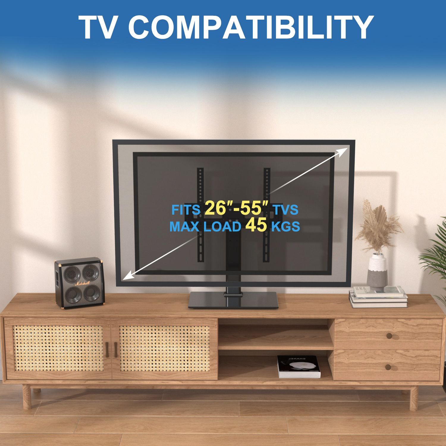 TV Stand Table Tabletop TV Mount