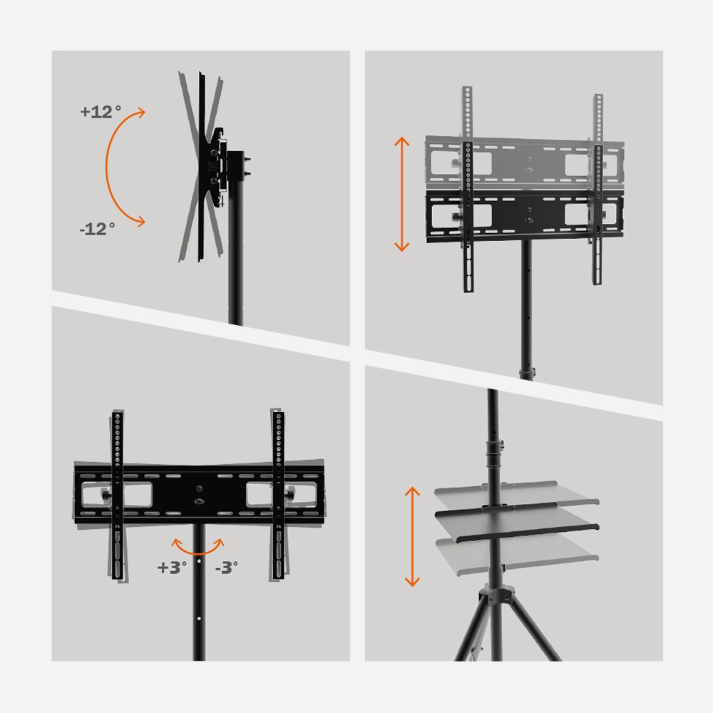 TV Stand Display Racks Floor TV mount