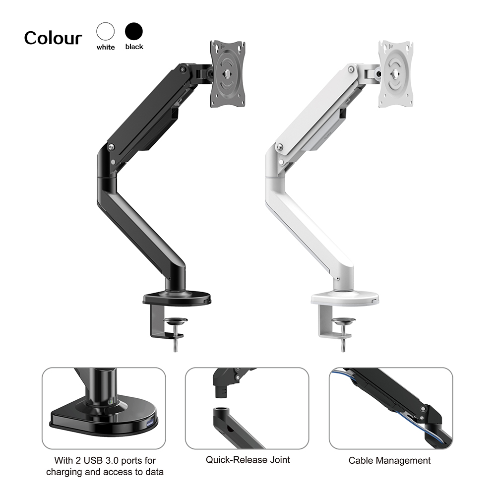 Mechanical Spring Monitor Arm Mount