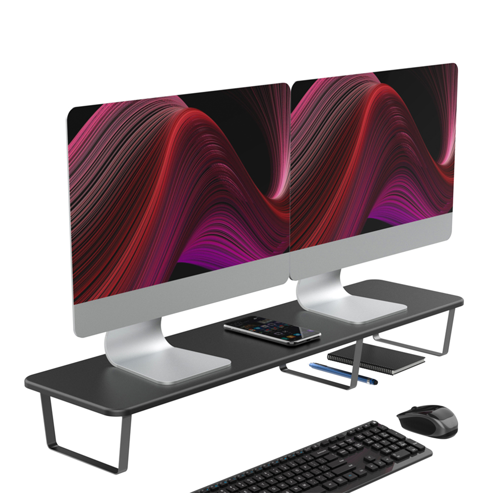 DOUBLE COMPUTER MONITOR STAND