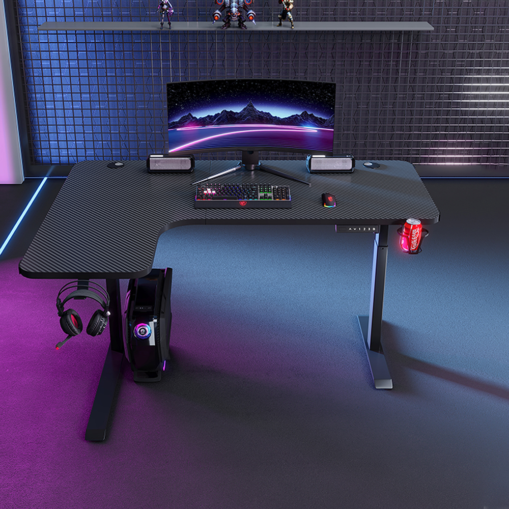 L SHAPED GAMING DESK