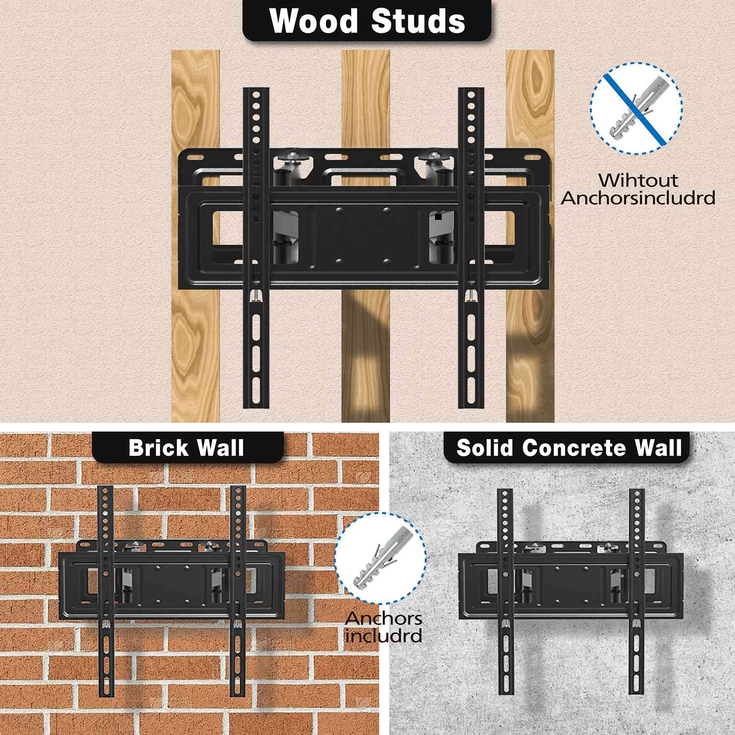 Articulating TV Brackets for Wall Mount