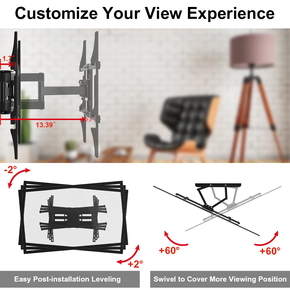 Metal LCD Flat Panel Plasma TV Mount