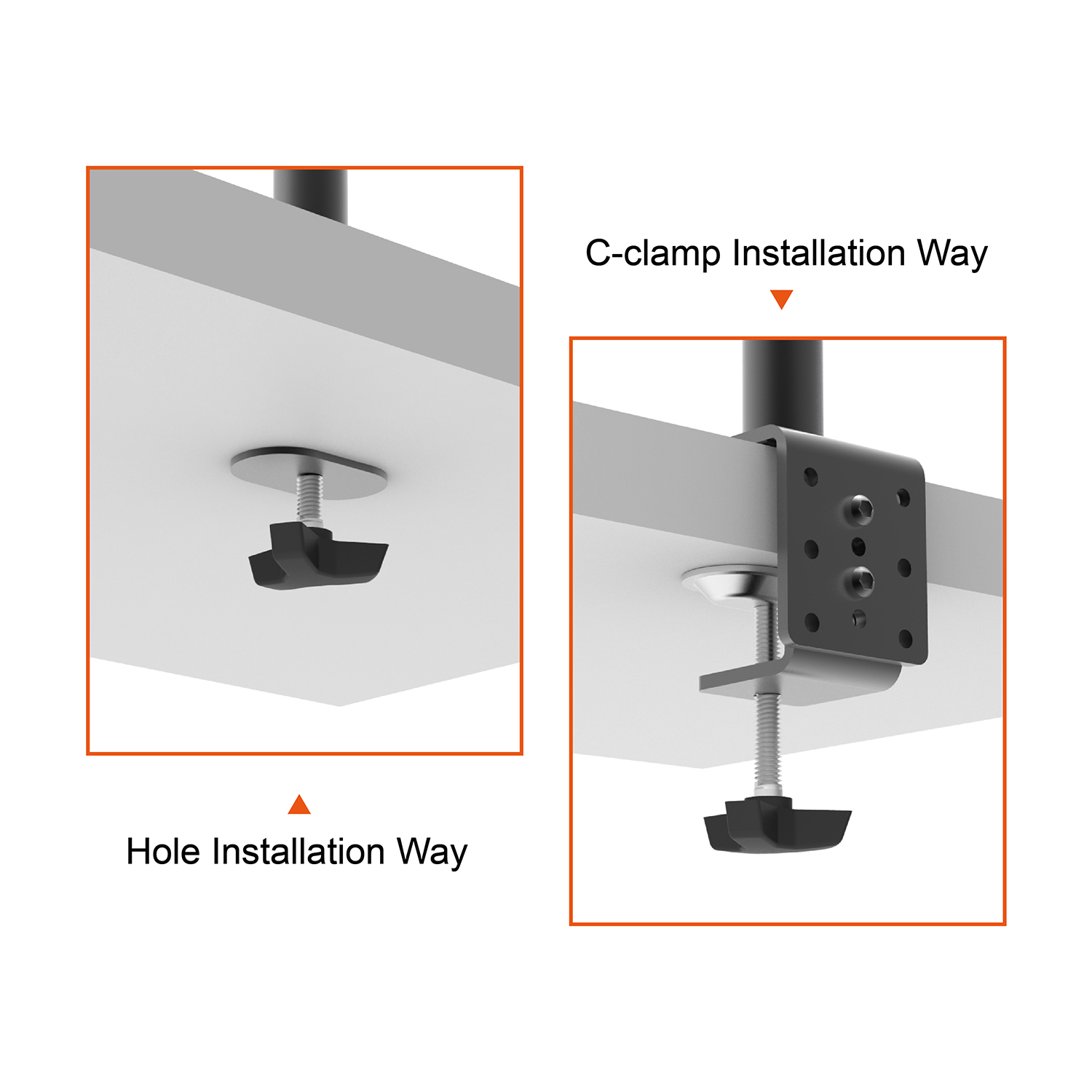 SINGLE MONITOR ARM STAND MOUNT