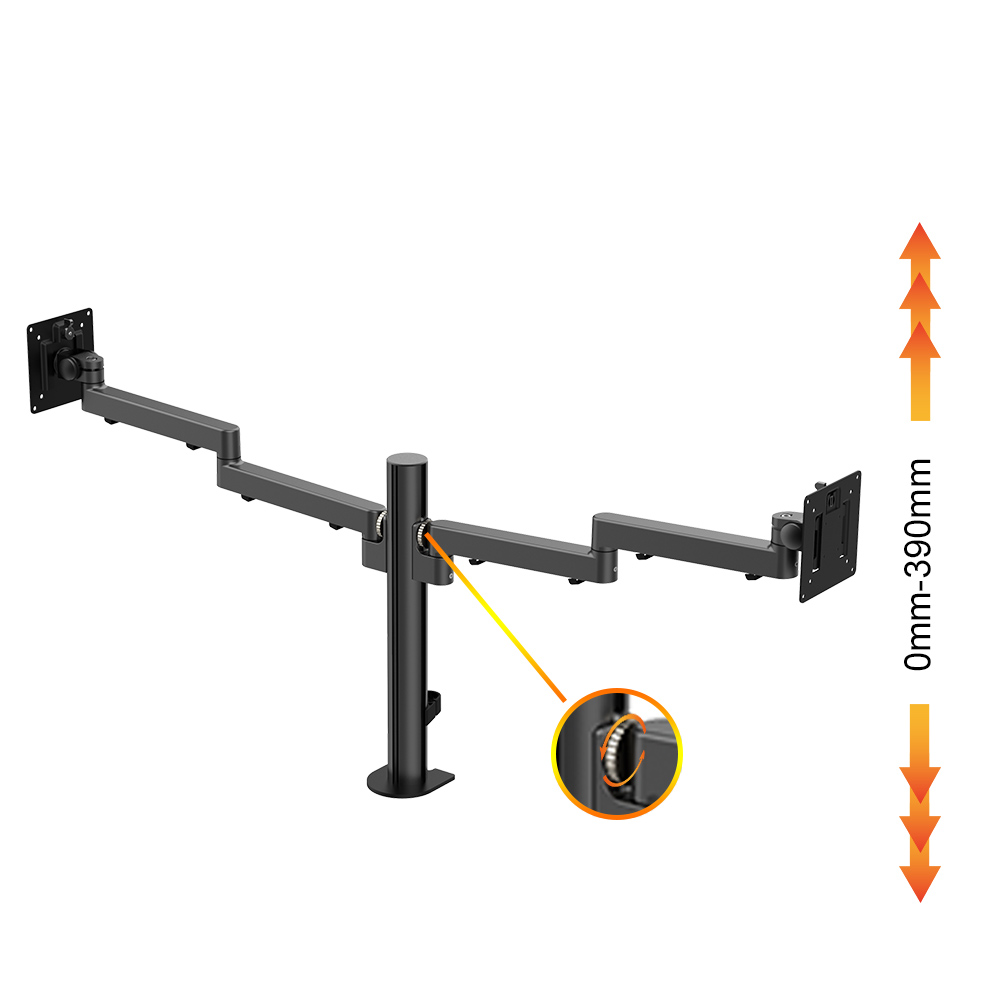 FLEXIBLE DUAL MONITOR ARM STAND