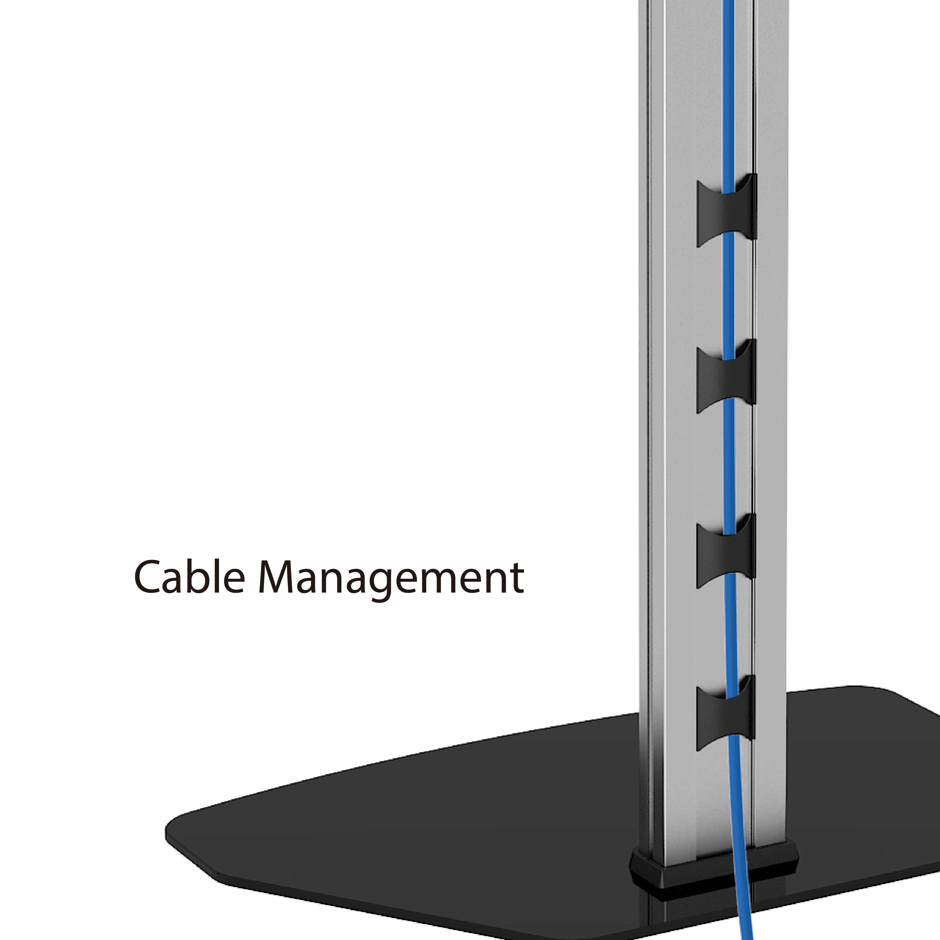 Height Adjustable Floor TV Stand