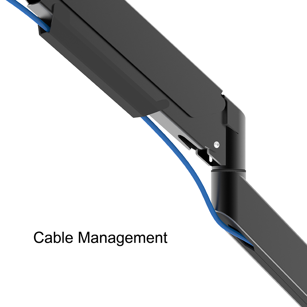 Heavy-Duty Gas Spring Single Monitor Arm