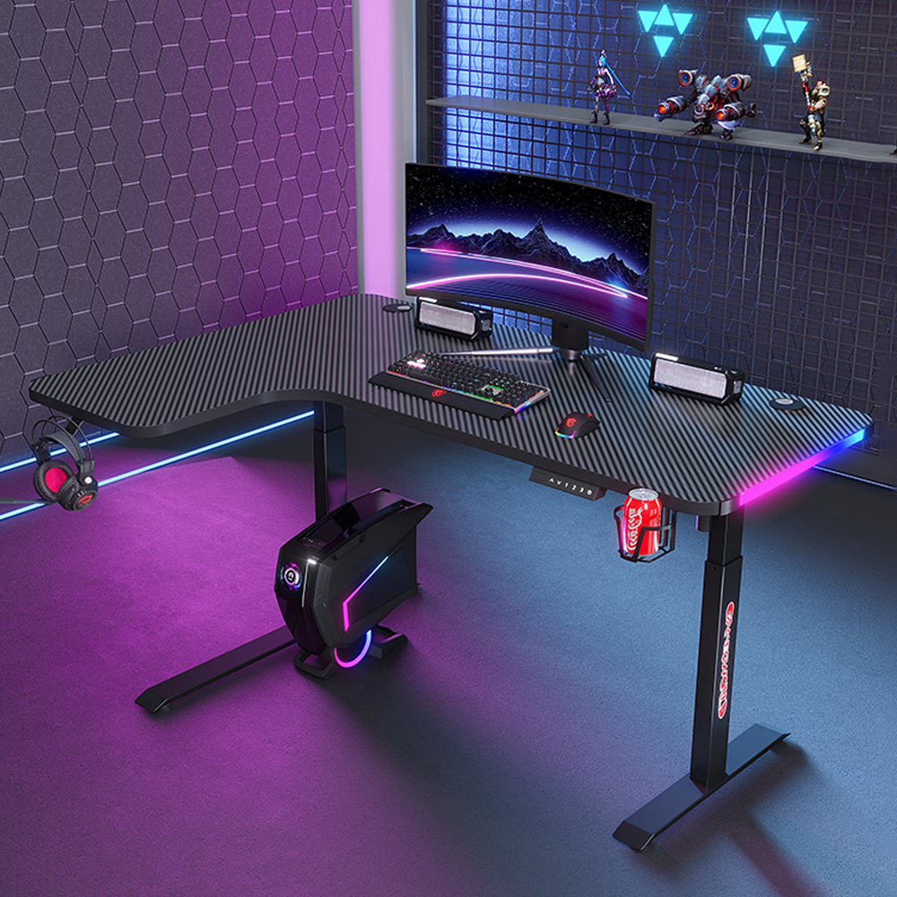 L SHAPED GAMING DESK