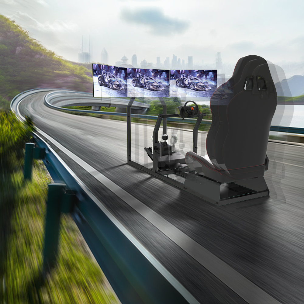 RACING SIMULATOR COCKPIT WITH SEAT