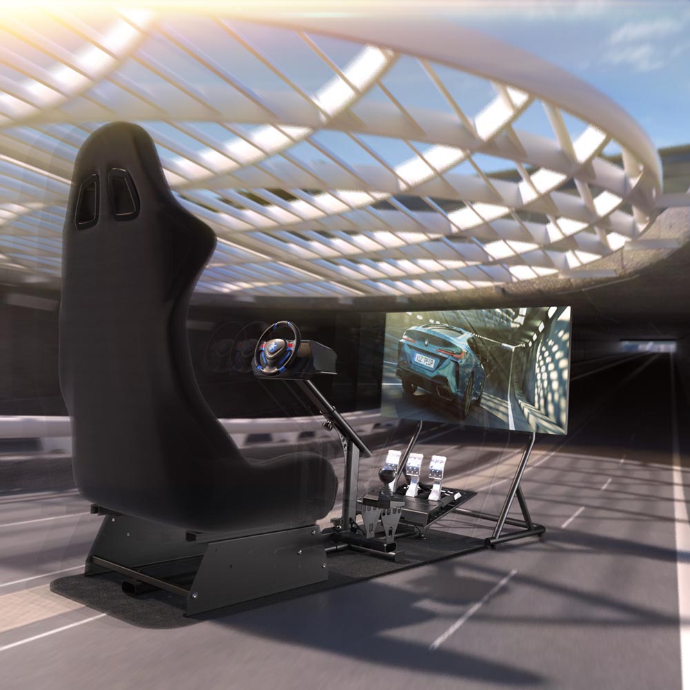 FOLDABLE RACING SIMULATOR COCKPIT