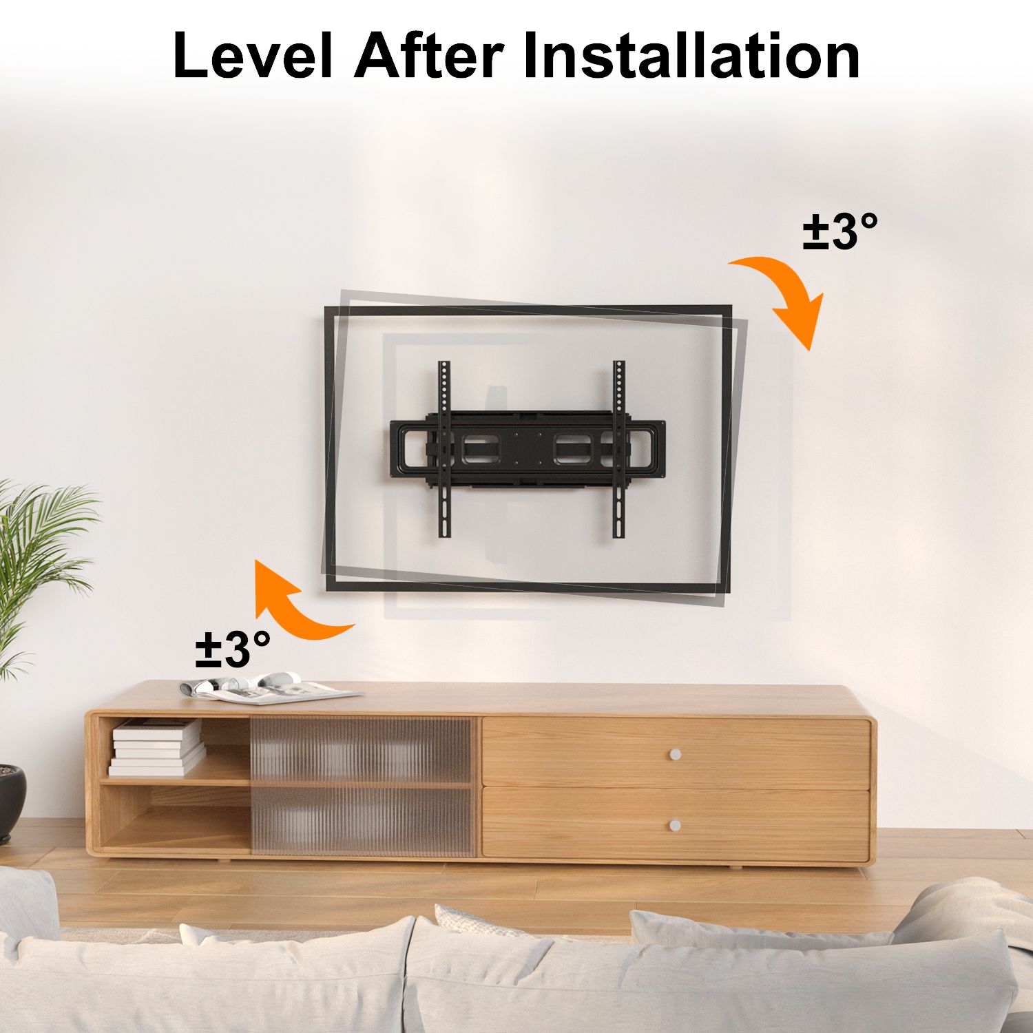 Full Motion TV Monitor Wall Mount