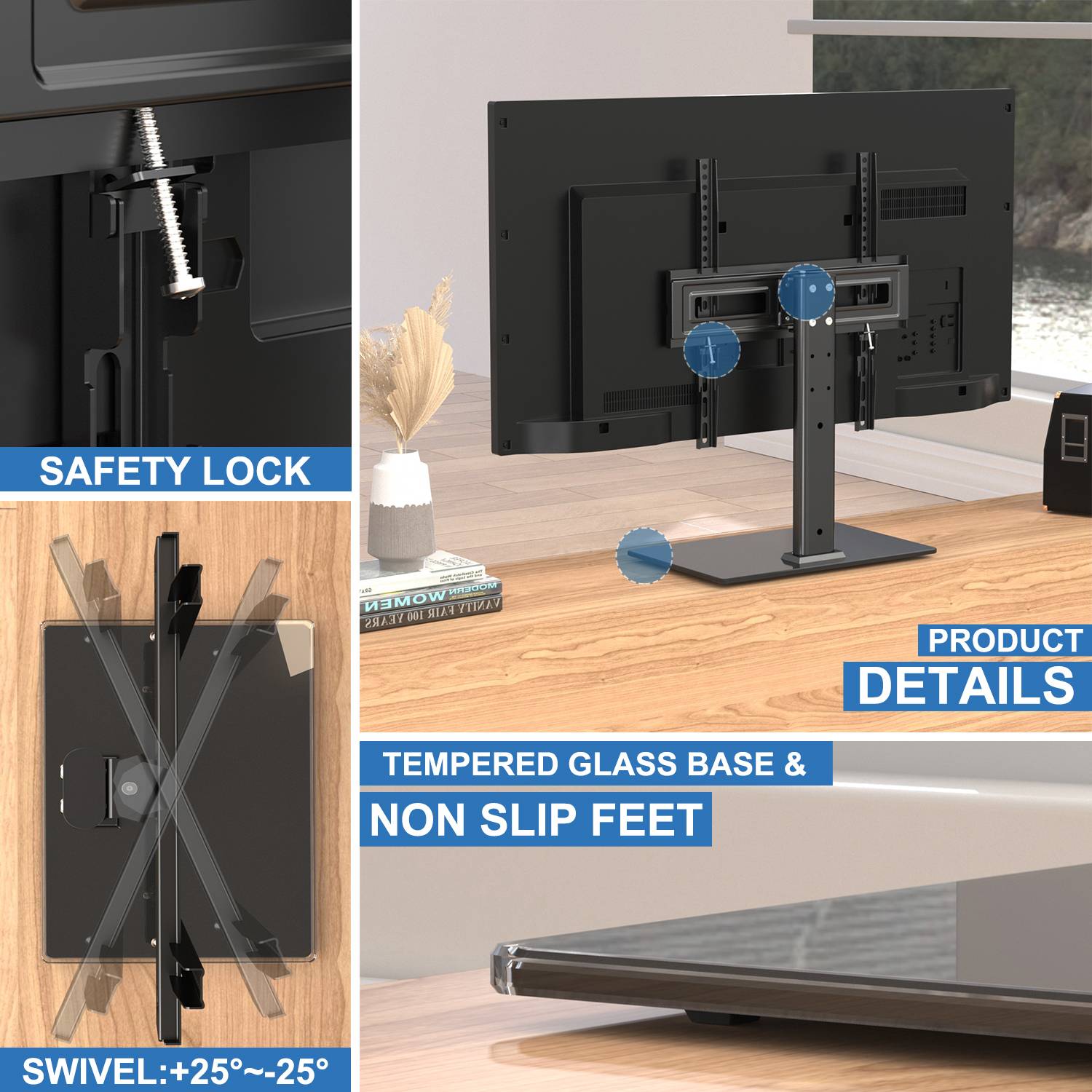 TV Stand Table Tabletop TV Mount