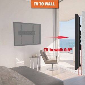 Tamaoaiga Ultra- manifinifi 55 Inisi Fixed Tv Wall Mount