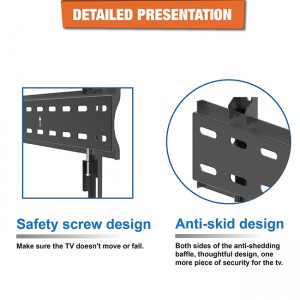 Tamaoaiga Ultra- manifinifi 55 Inisi Fixed Tv Wall Mount