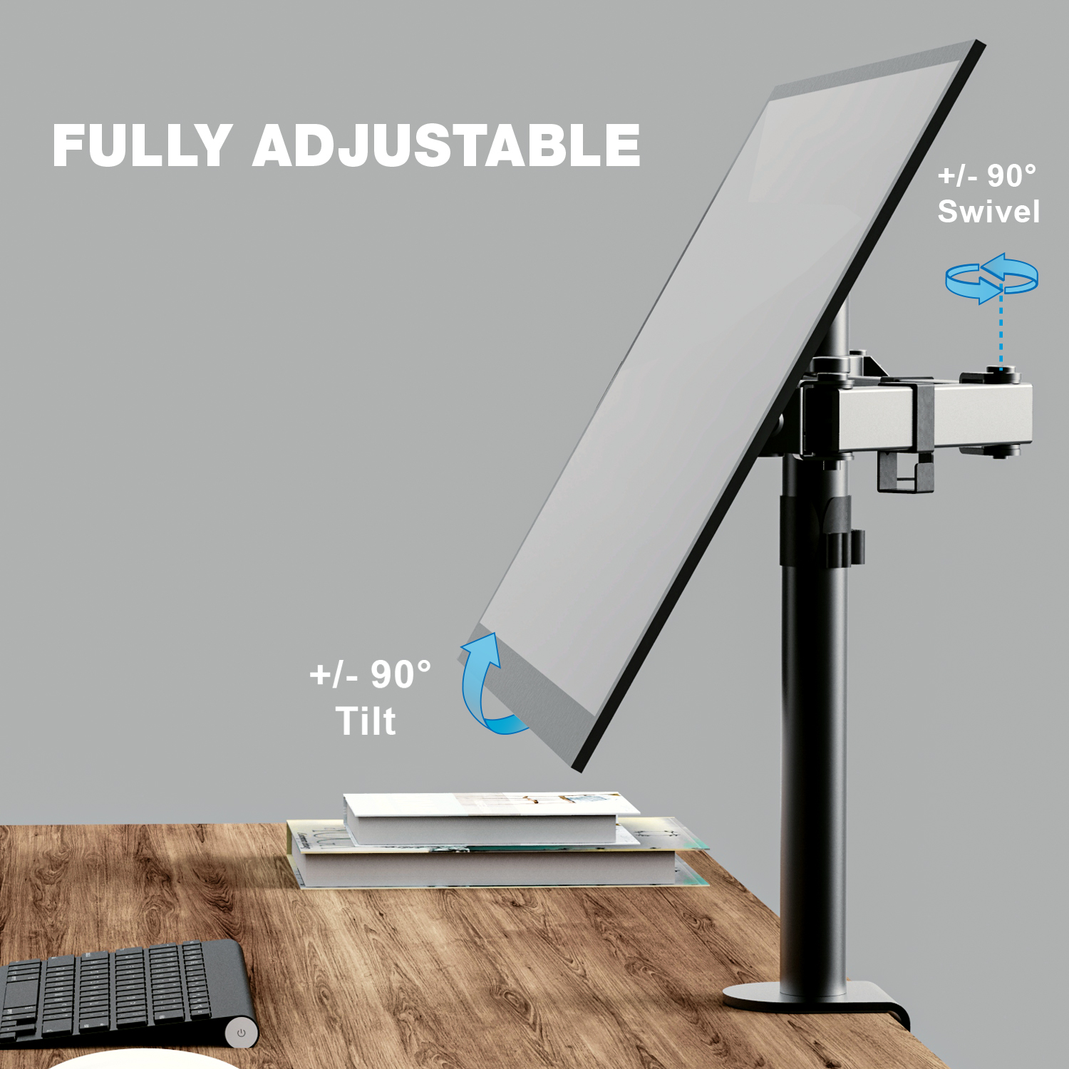 SINGLE MONITOR ARM STAND MOUNT